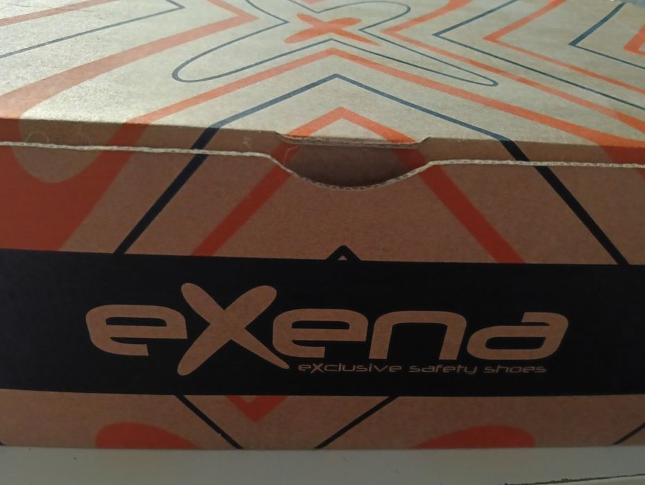 Защитни работни обувки ADR safety shoes Exena италиански кожени нови