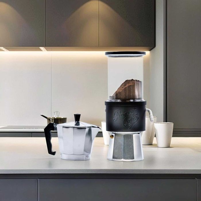 Lavatelli ProntoCaffè Black, Контейнер и Дозатор за смляно кафе до 12ч