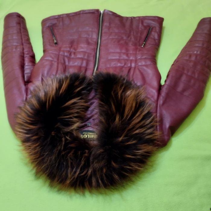 Дамско яке от естествена кожа