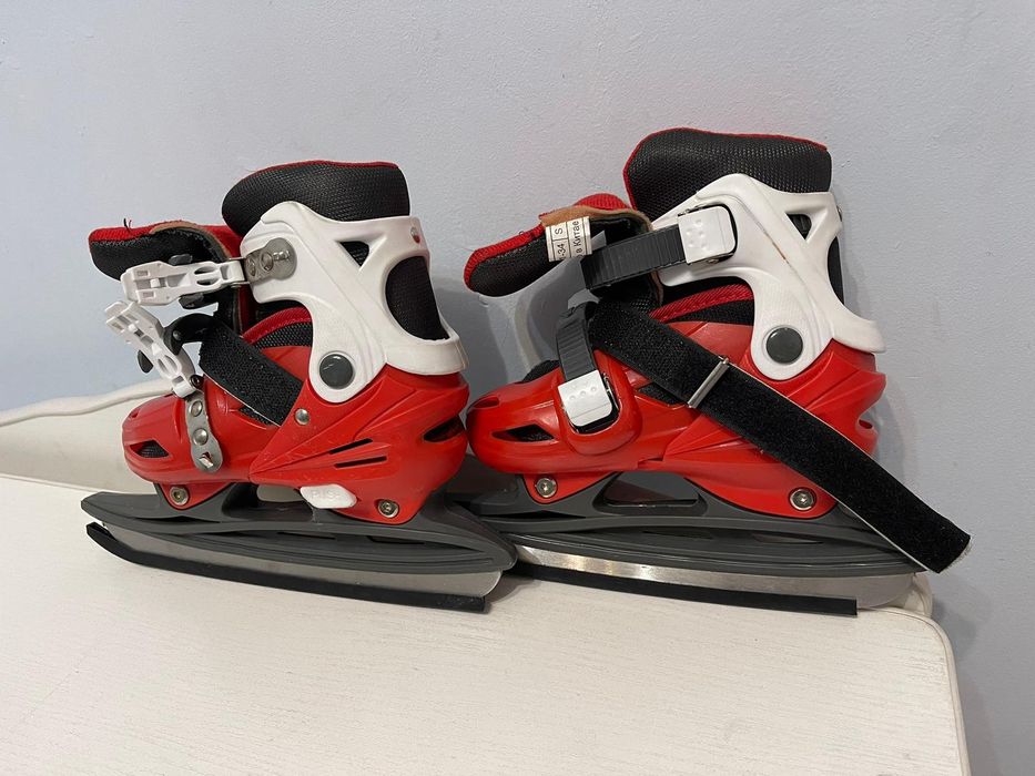 Коньки 34 размера увеличивается на 2 размера