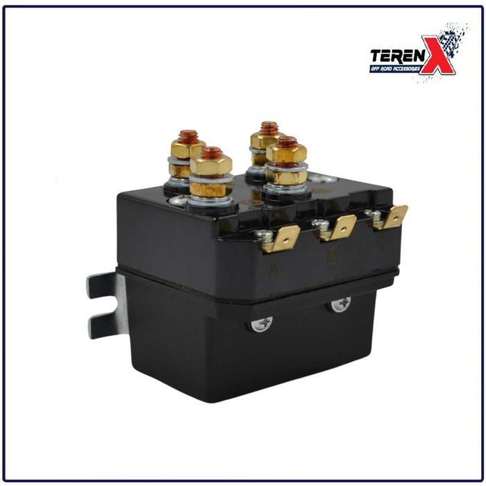 Releu, solenoid 200A 12V pentru troliu ATV