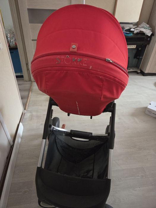 Коляска Stokke. Люлька и прогулочный блок