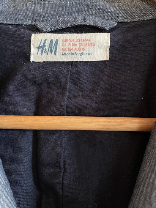 Детско синьо сако 164 см H&M