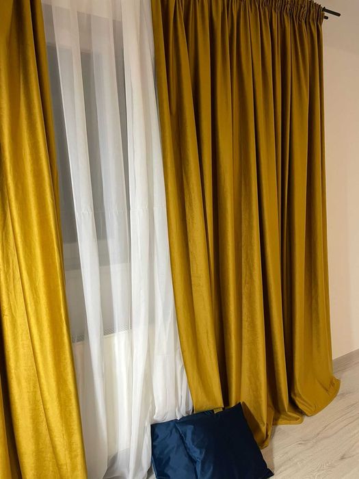 6,5 m Draperii noi din catifea premium blackout 100%