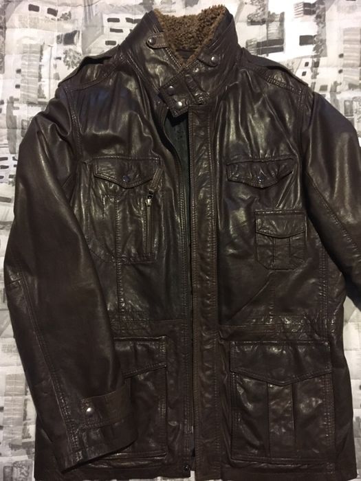 Geaca de piele bărbați