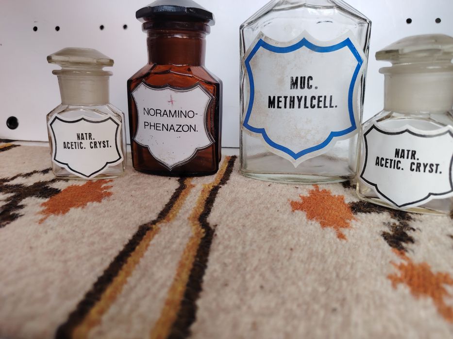 Lot de sticle de farmacie