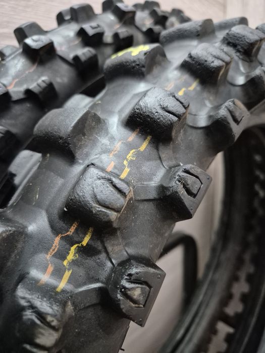 Set anvelope moto 80 100 21 cu 120 80 19 Dunlop Geomax mx33 dot 2023