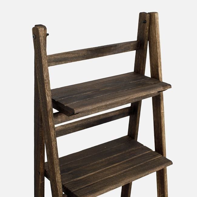 113см! Висок цветарник в дървесен цвят