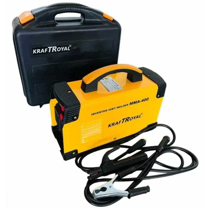 НЕМСКИ Инверторен електрожен 350А и куфар KRAFTROYAL + соларна маска