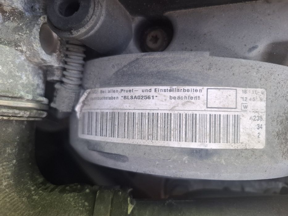 Cutie viteze vw touran motor 1.9 diesel cod motor bls 6+1 trepte