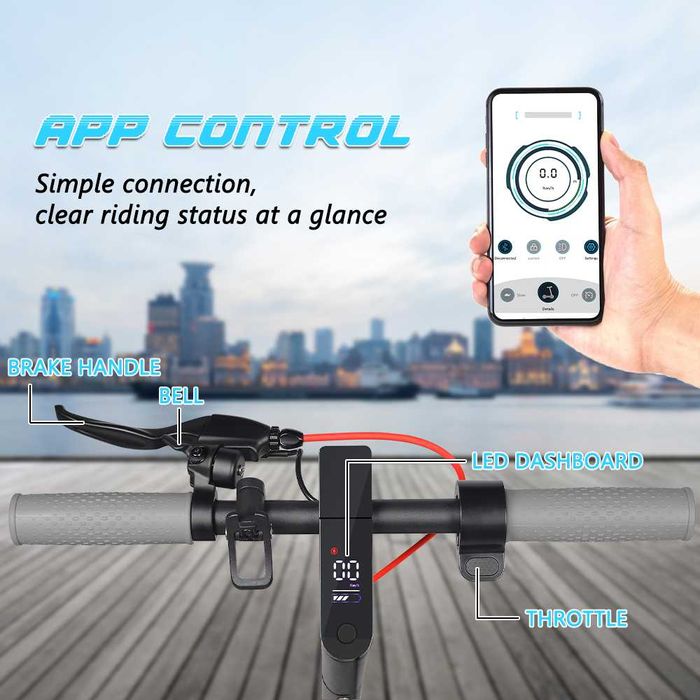 Електрическа тротинетка iScooter A6 Pro 10.5A, 600W