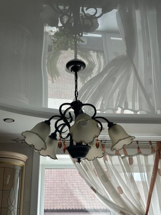 Люстра классическая на 5 плафонов