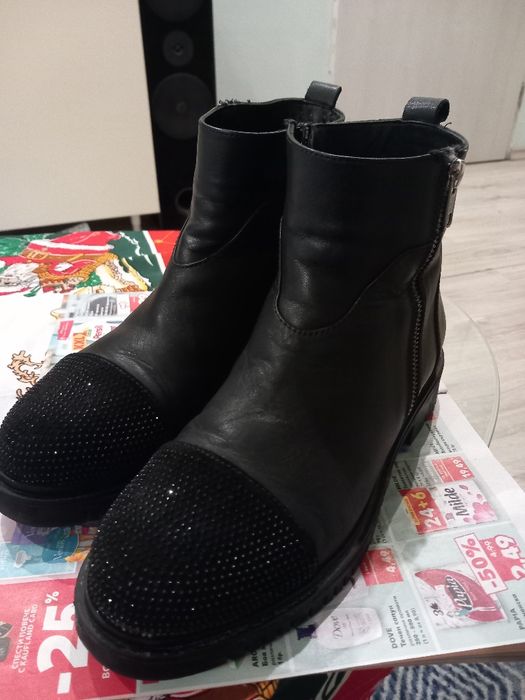 Дамски боти от естествена кожа 40 номер