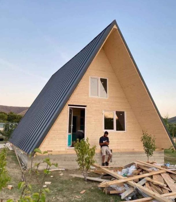 Vand casute A-frame 8x9