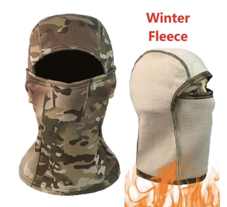 зимна топла термо поларена маска за лице тактическа туризъм лов ски