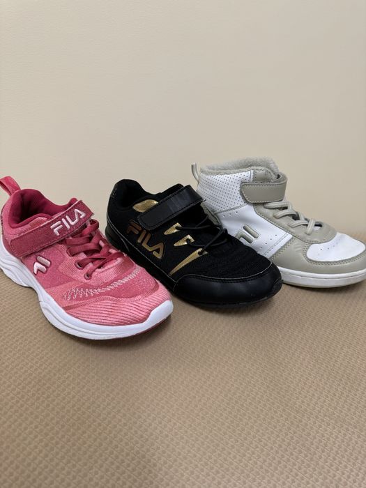 3чифта детски маратонки Fila 32 номер на обща цена