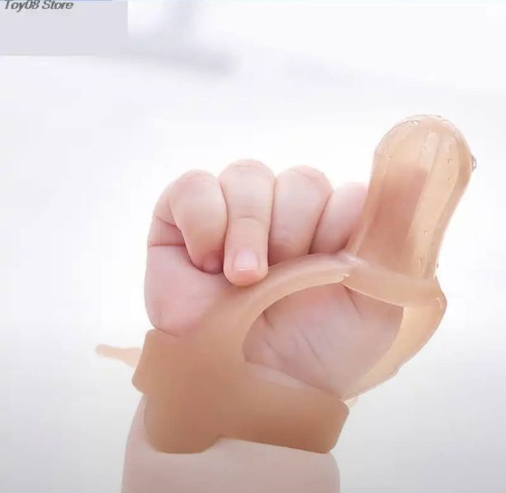 Нетоксичный силиконовый детский защитный пальчик для детей 2 шт