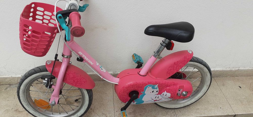 Детски велосипед B-TWIN ! 14 ! Перфектен !