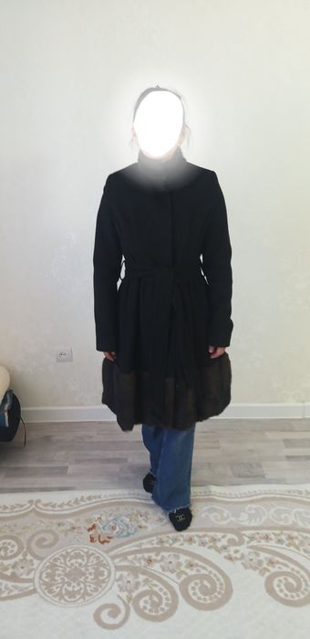 Пальто   с  мехом