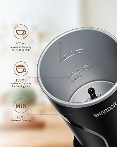 Електрически уред за разпенване на мляко 4 в 1 – Топла и студена пяна