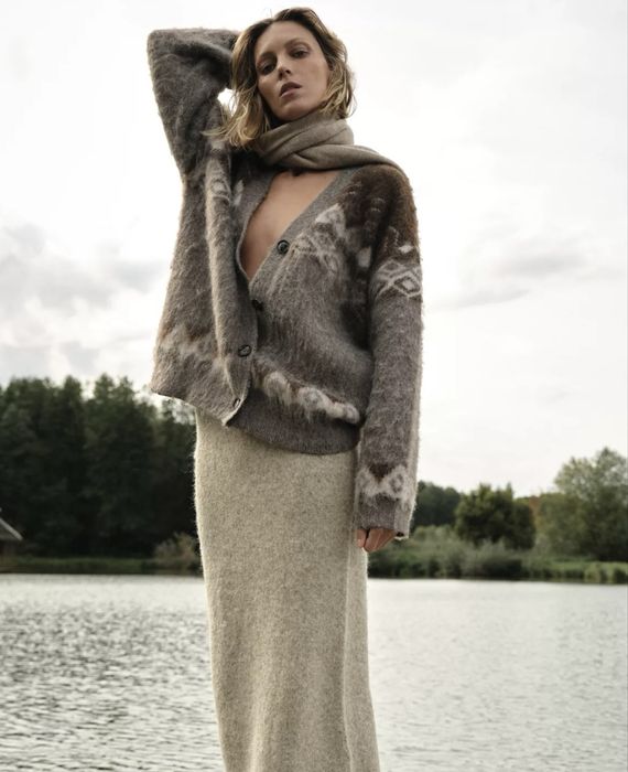 Мехеста мека жилетка  от ZARA