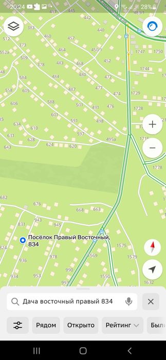 Участок дача Восточный правый 834