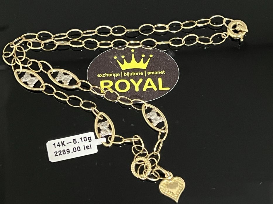 Bijuteria Royal CB : Lant aur 14k 585  5,10 gr