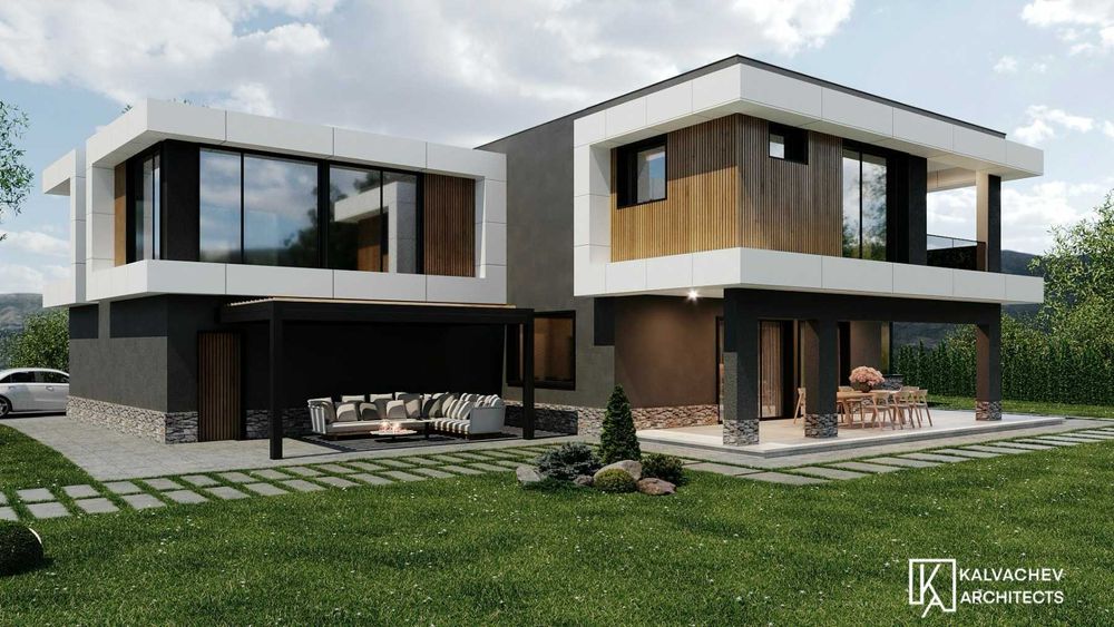 ПРОДАВА СЕ! Новострояща се луксозна къща близо до Пловдив