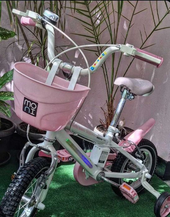 Розово,детско колело 12