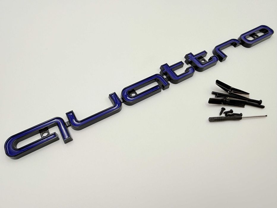 Embleme Compatibile Audi QUATTRO grila 3 modele