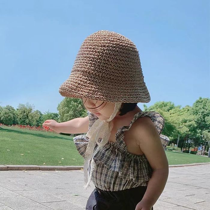 Панама  детская солома