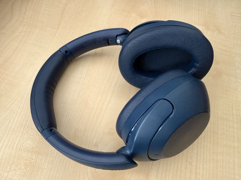 Casti Over the Ear Sony WHXB910NL Extra Bass Noise cancelling Wireless Bluetooth Microfon Albastru