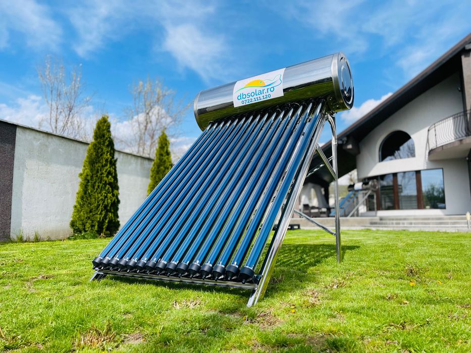 PANOU PRESURIZAT 150L Heat PIPE solar apa calda BOILER INOX Nou‼️