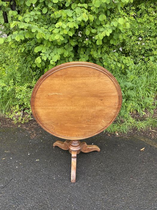 Стара френска трапезна маса със сгъваем плот