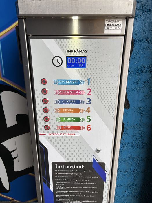 Utilaje complete Spalatorie Auto Self 5 boxe 28.000 euro