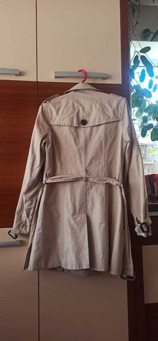 Trenci/pardesiu dama bej deosebit impecabil calitate Marimea S-> XS