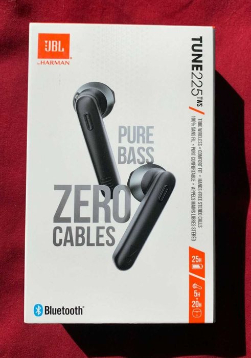 Sigilat Casti Audio In Ear JBL Tune 225 ideal cadou