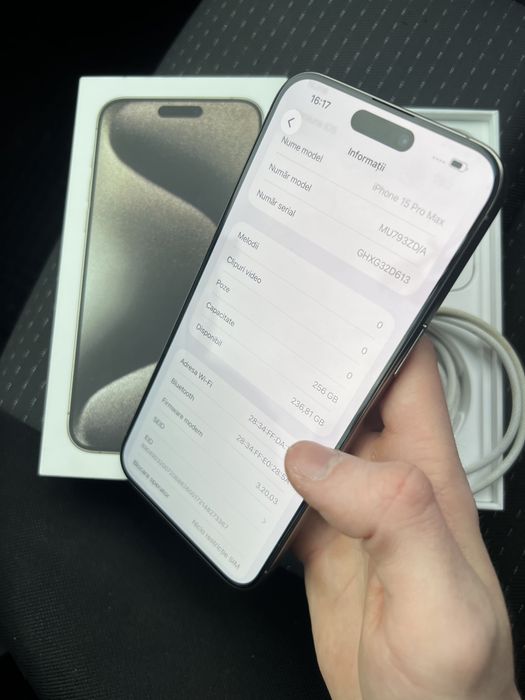 iPhone 15 Pro Max 256GB Natural Titanium