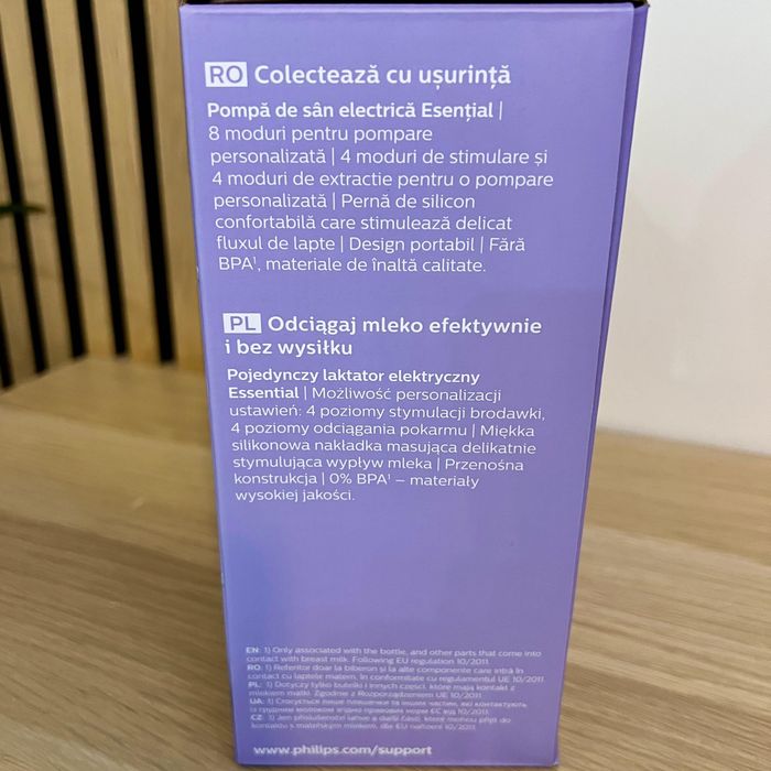 Pompa sân Philips Avent SCF395 Electrică – Nouă, Sigilată
