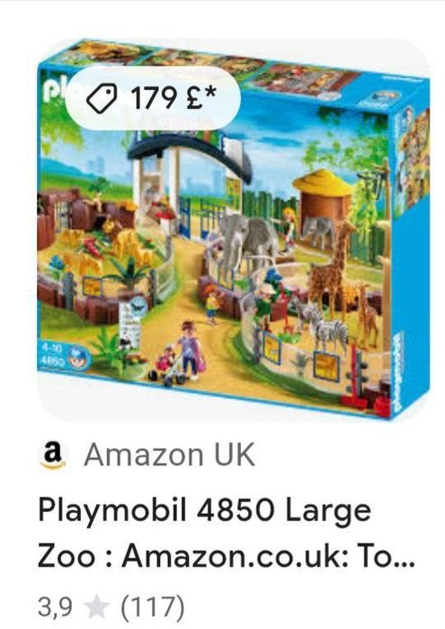 Большой зоопарк конструктор PLAYMOBIL