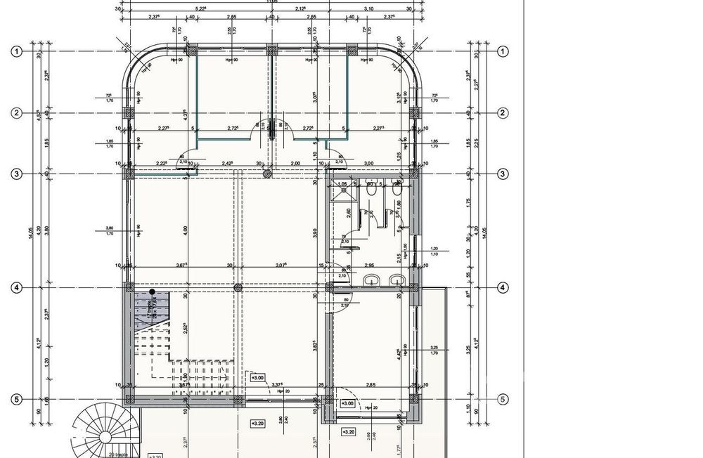 Spatiu de birouri dispus pe 2 niveluri , 225 m2 , Borhanci