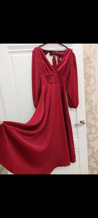 Платье бордовое Lichi