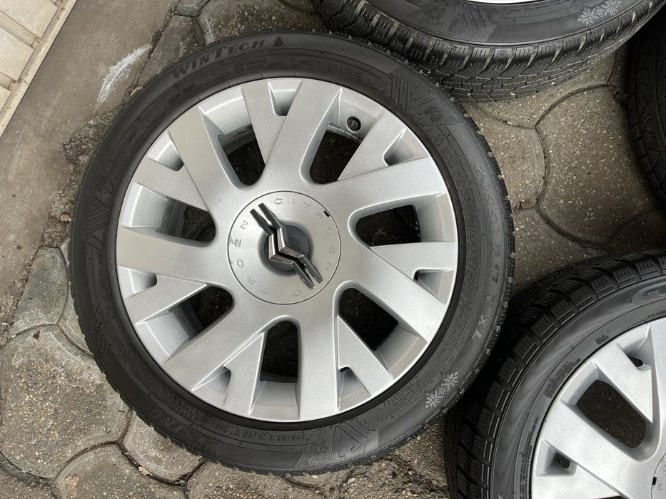 Jante aliaj 4x108, anvelope 205/50 R17 Citroen C3, C4, C5, Xsara