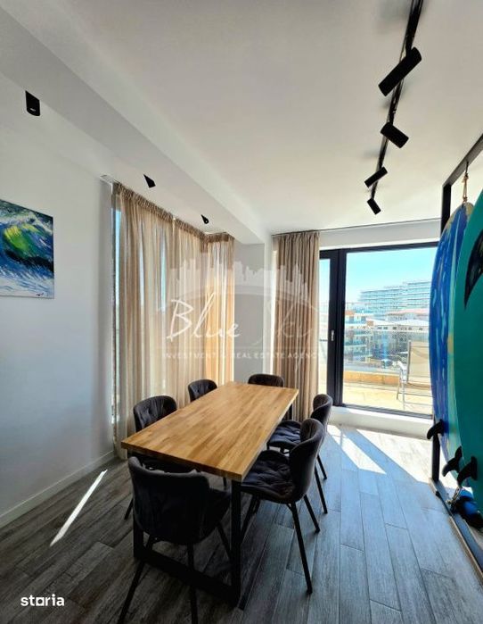 Mamaia Nord- Apartament 3 camere, complet mobilat, langa mare