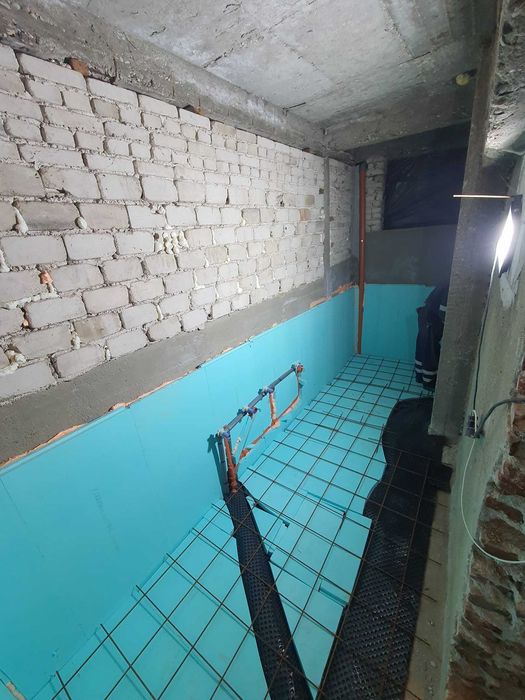 Замаска , ВиК , Изолация , Фипсокартон , Шпакловка . Боя