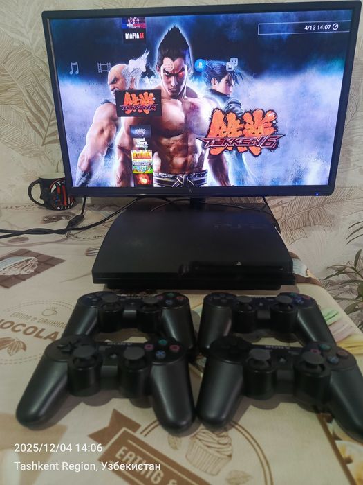 Soni Ps3 slim 320gb hen +50 ta oʻyin sony playstation