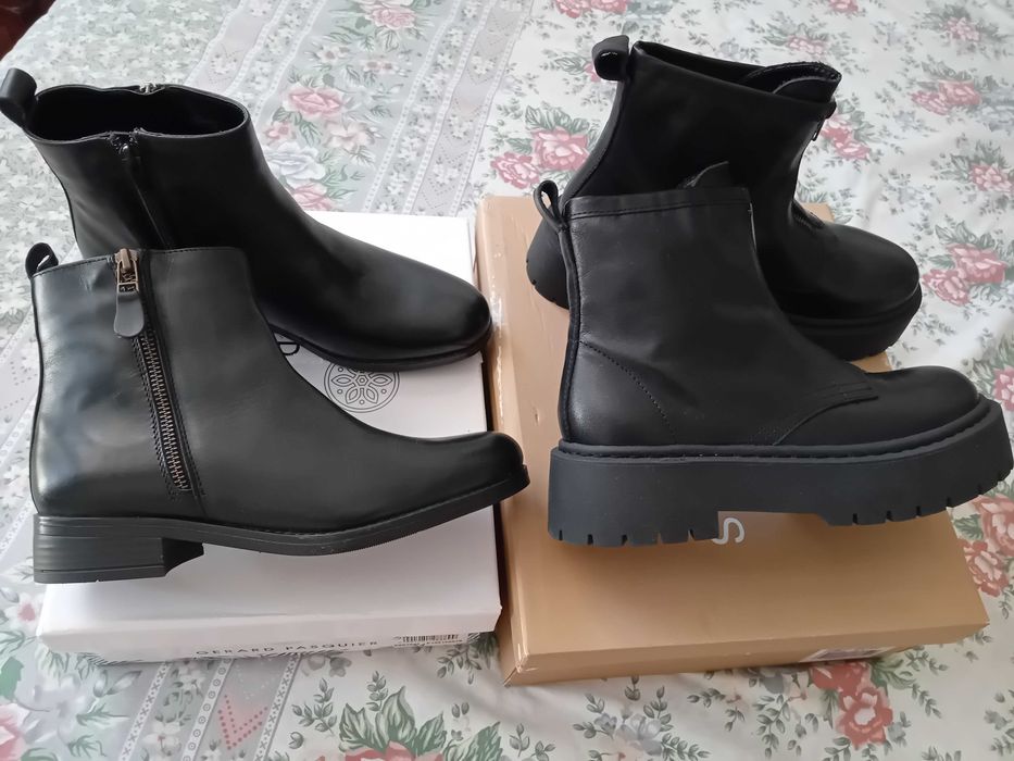 Нови естествена кожа боти N39