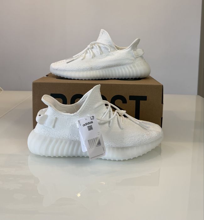 Adidasi Yeezy 350 V2 White Albi
