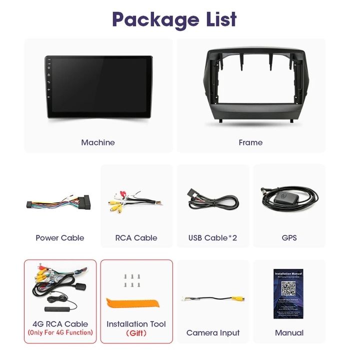 Multimedia / Dvd / CarPlay / Hyundai IX35 -Cadou camera de mers inapoi