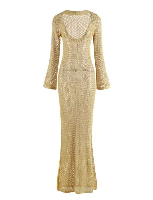 Пляжное платье сетка